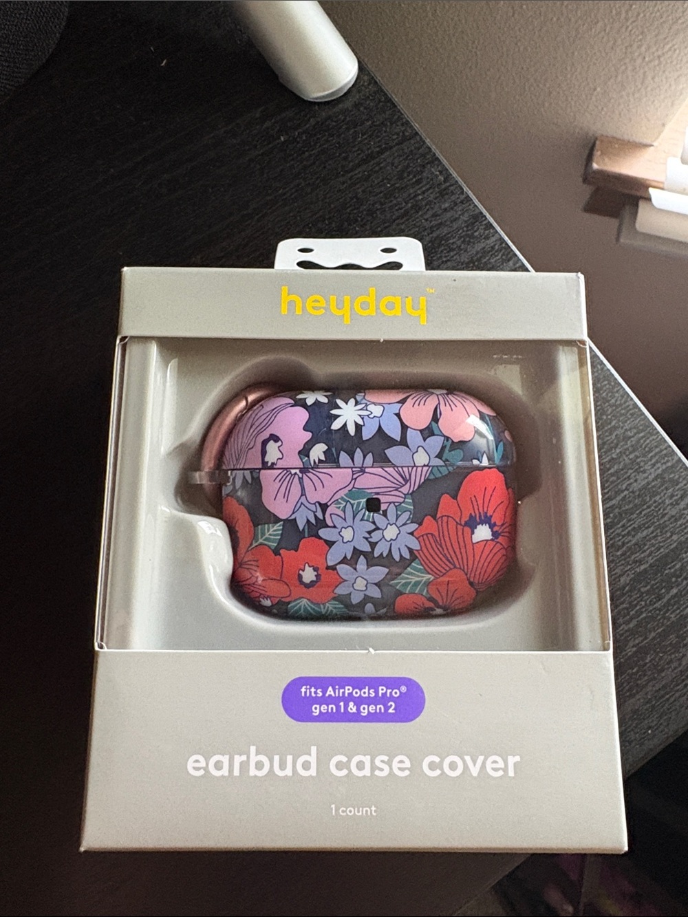 heyday Floral AirPods Pro Case Cover - Red, Purple, Pink, Blue. PRO Gen 1-2